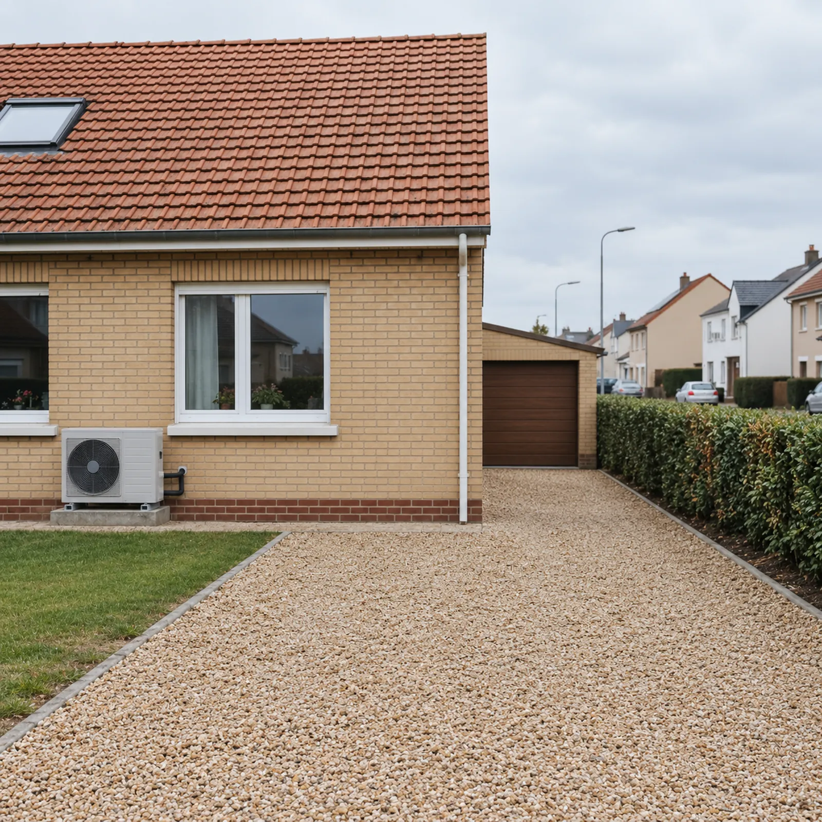 Pavillon en brique dans le Pas-de-Calais équipé d'une pompe à chaleur